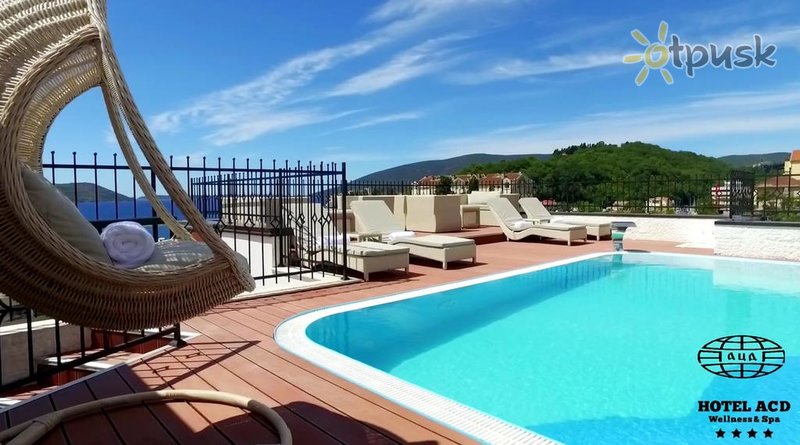 Фото отеля ACD Wellness & Spa Hotel 4* Herceg Novi Juodkalnija išorė ir baseinai