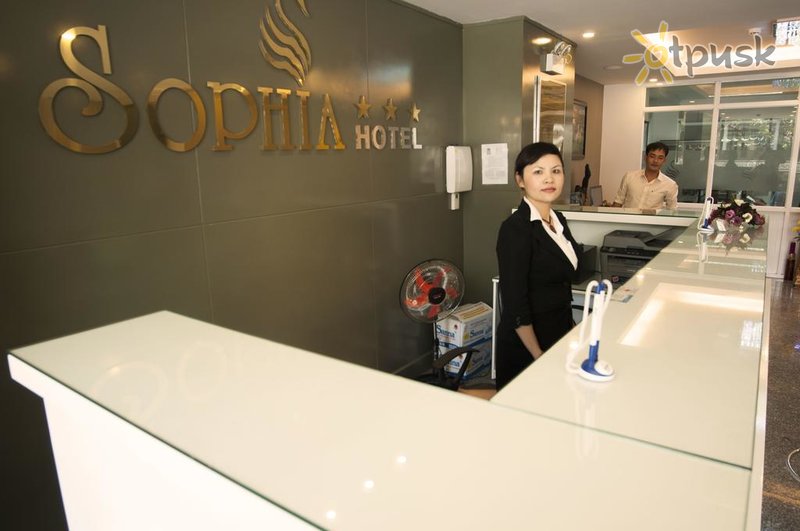 Фото отеля Sophia Hotel 3* Нячанг Вьетнам лобби и интерьер