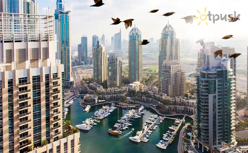 Фото отеля Dusit Residence Dubai Marina 4* Dubaija AAE ārpuse un baseini