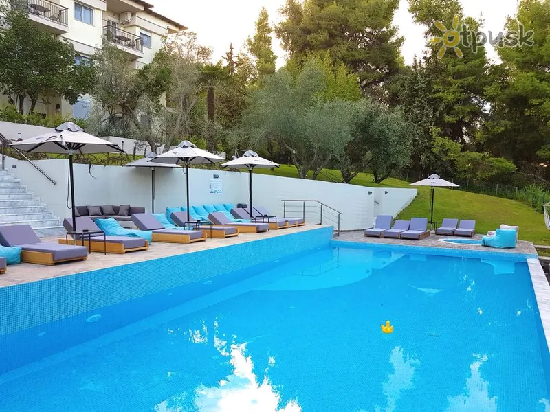Фото отеля Avatel Eco Lodge 3* Chalkidikė – Kasandra Graikija išorė ir baseinai