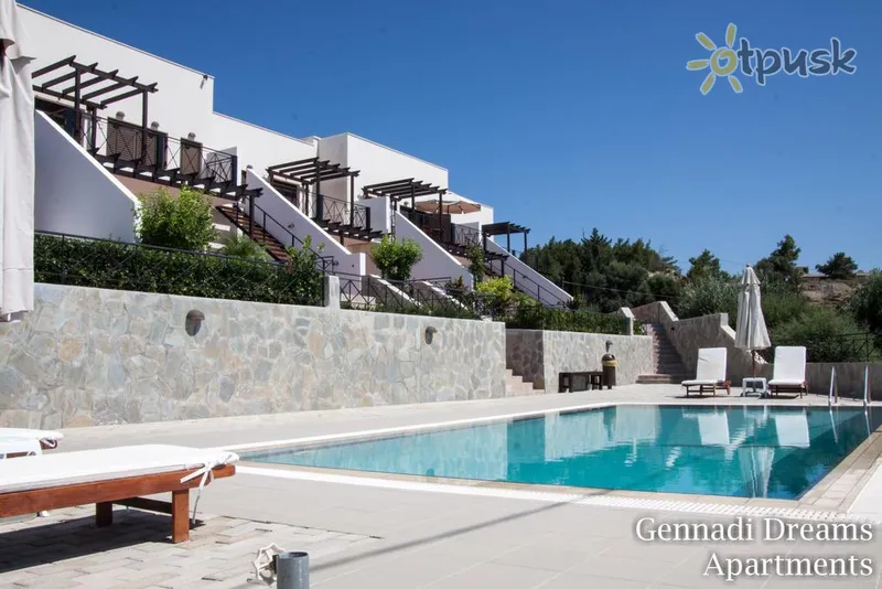 Фото отеля Gennadi Dreams Luxury Apartments 4* о. Родос Греция экстерьер и бассейны