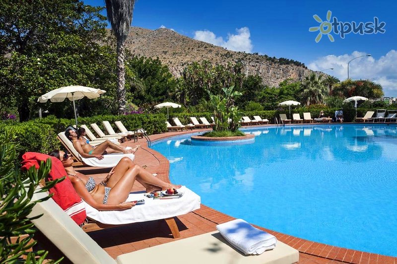 Фото отеля Mondello Palace Hotel 4* о. Сицилия Италия экстерьер и бассейны