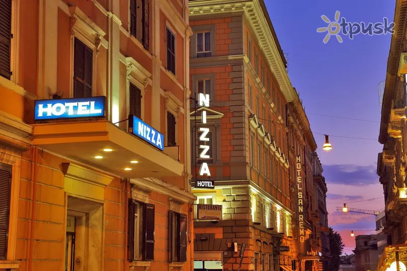 Фото отеля Nizza Hotel 3* Roma Italija išorė ir baseinai