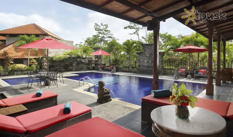 Фото отеля Taman Harum Cottages 3* Убуд (о. Бали) Индонезия экстерьер и бассейны