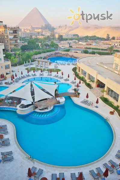 Фото отеля Le Meridien Pyramids Hotel & Spa 5* Каир Египет экстерьер и бассейны