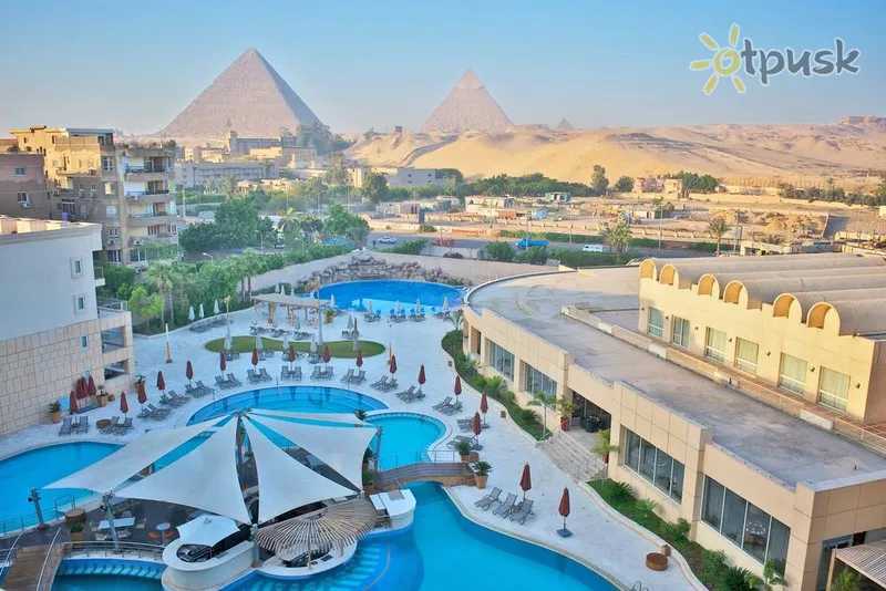 Фото отеля Le Meridien Pyramids Hotel & Spa 5* Kairas Egiptas išorė ir baseinai