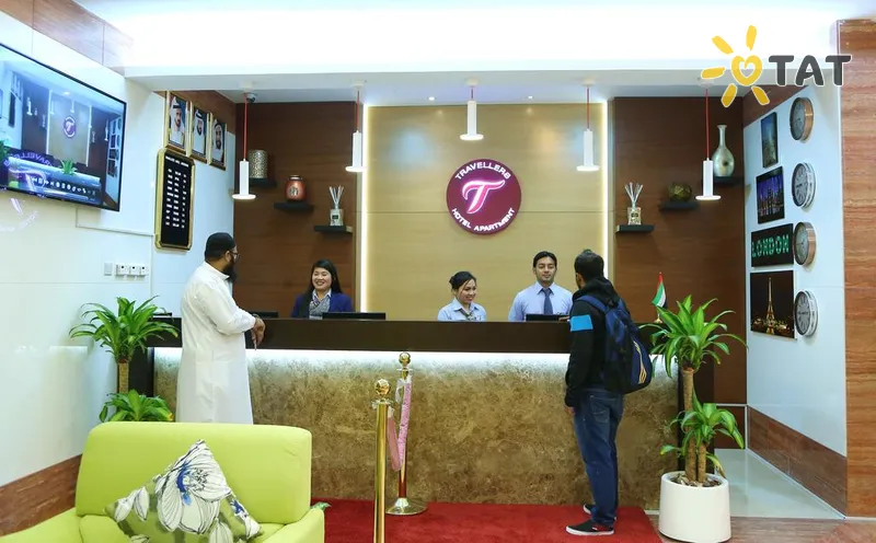 Фото отеля Travellers Hotel Apartment 3* Дубай ОАЕ лобі та інтер'єр