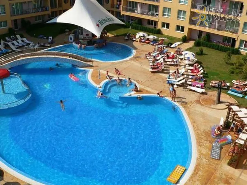 Фото отеля Pollo Resort 3* Saulėtas paplūdimys Bulgarija išorė ir baseinai