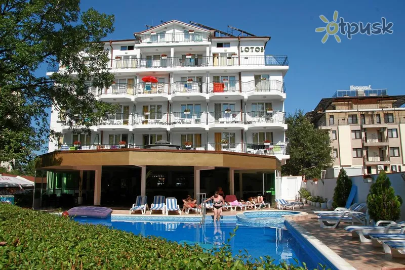 Фото отеля Лотос 3* Приморсько Болгарія екстер'єр та басейни