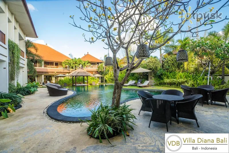 Фото отеля Villa Diana Bali 4* Семиньяк (о. Бали) Индонезия экстерьер и бассейны