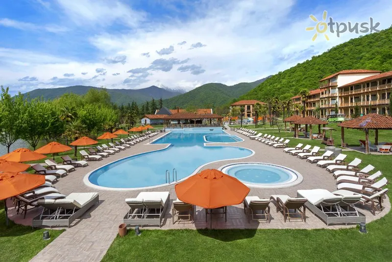 Фото отеля Lopota Lake Resort & Spa 4* Телави Грузия экстерьер и бассейны