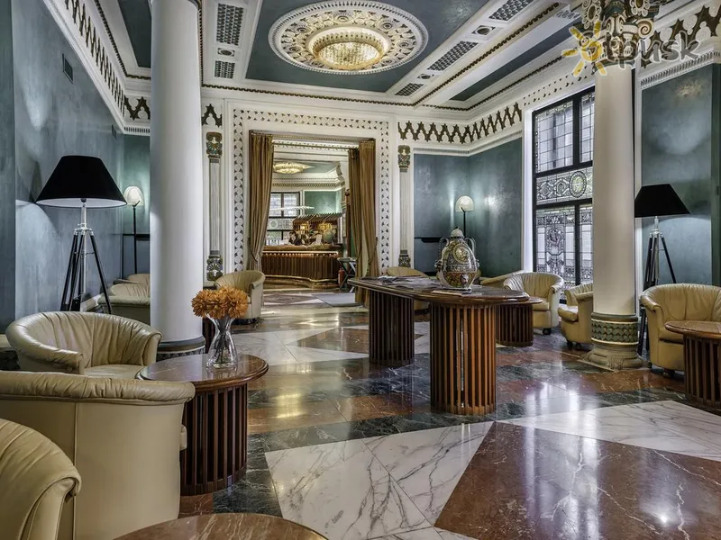 Фото отеля Roma Hotel 4* Florence Itālija vestibils un interjers