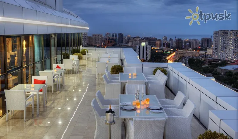 Фото отеля Qafqaz Baku City Hotel & Residences 4* Баку Азербайджан бары и рестораны