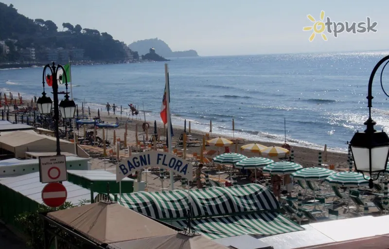 Фото отеля Flora Hotel 3* Алассио Италия пляж