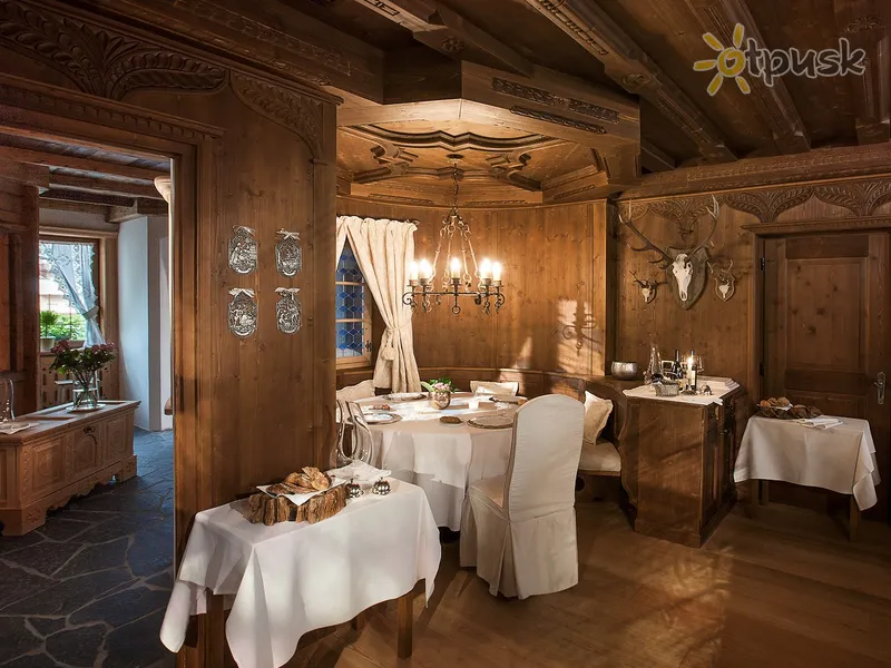 Фото отеля Gardena Grödnerhof Hotel & Spa 5* Ortisei Itālija bāri un restorāni