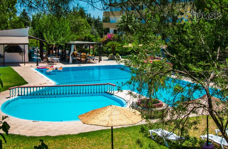 Фото отеля Achousa 3* Rodas Graikija išorė ir baseinai