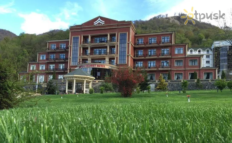 Фото отеля Qafqaz Resort Hotel 5* Габала Азербайджан экстерьер и бассейны