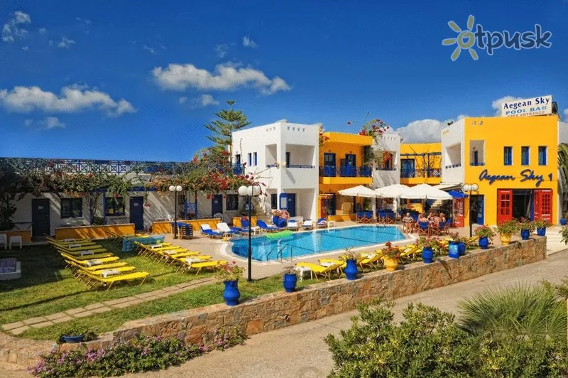 Фото отеля Aegean Sky Hotel & Suites 3* Kreta – Heraklionas Graikija išorė ir baseinai
