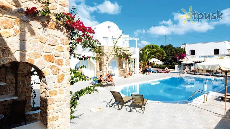 Фото отеля Aegean Plaza Hotel 4* о. Санторини Греция экстерьер и бассейны