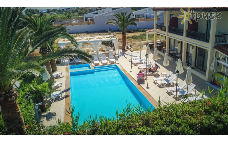 Фото отеля Creta Aquamarine Hotel 3* о. Крит – Ретимно Греция экстерьер и бассейны