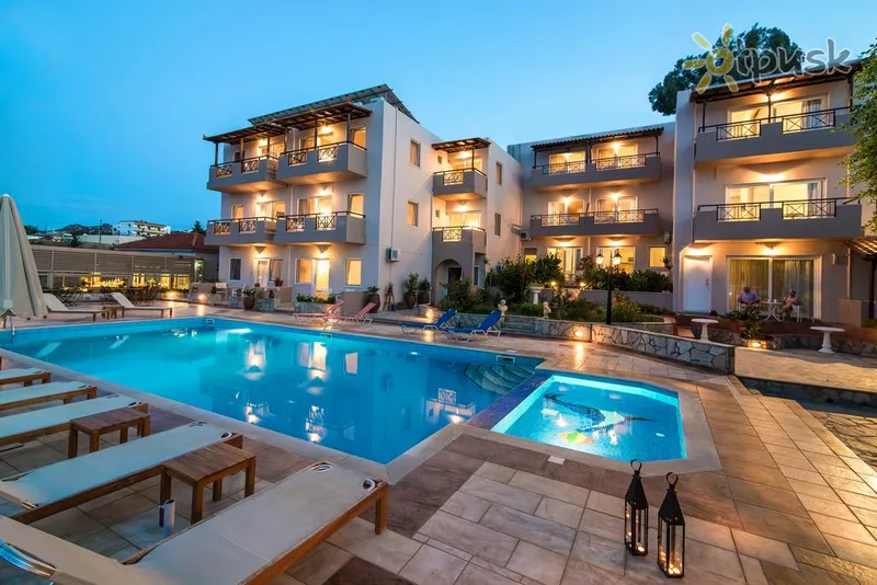 Фото отеля Irida Hotel Apartments 3* о. Крит – Ираклион Греция экстерьер и бассейны