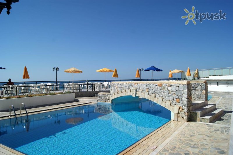 Фото отеля Dedalos Beach Hotel 3* о. Крит – Ретимно Греция экстерьер и бассейны