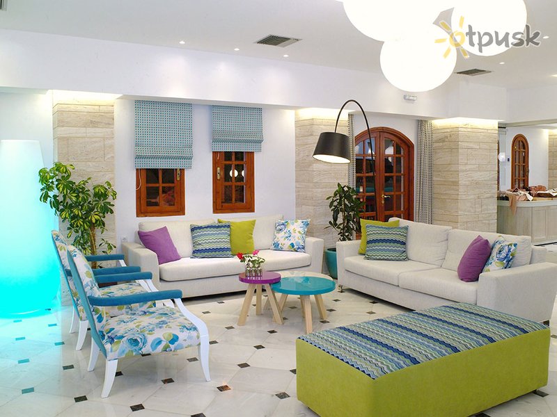 Фото отеля Kyknos Beach Hotel & Bungalows 4* о. Крит – Ираклион Греция лобби и интерьер