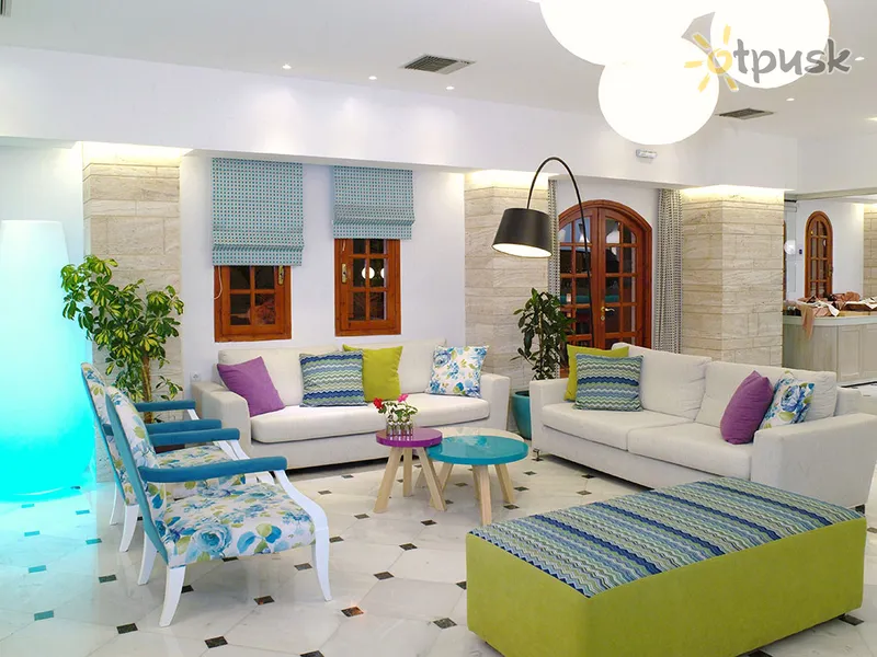 Фото отеля Kyknos Beach Hotel & Bungalows 4* о. Крит – Іракліон Греція лобі та інтер'єр