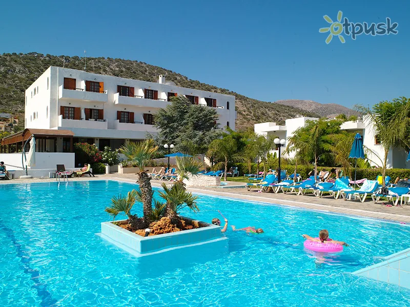 Фото отеля Kyknos Beach Hotel & Bungalows 4* Kreta – Heraklionas Graikija išorė ir baseinai