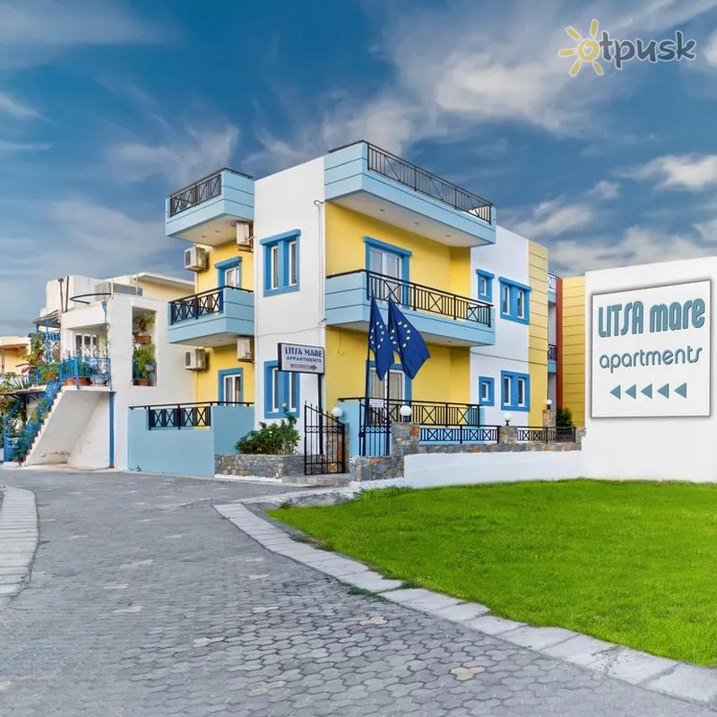 Фото отеля Litsa Mare Apartments 3* о. Крит – Іракліон Греція екстер'єр та басейни