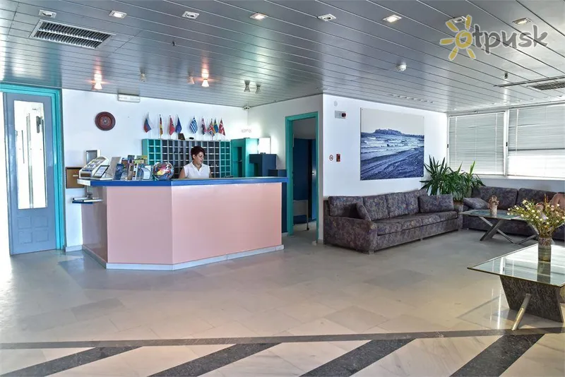 Фото отеля Flisvos Beach Hotel 2* о. Крит – Ретимно Греция лобби и интерьер
