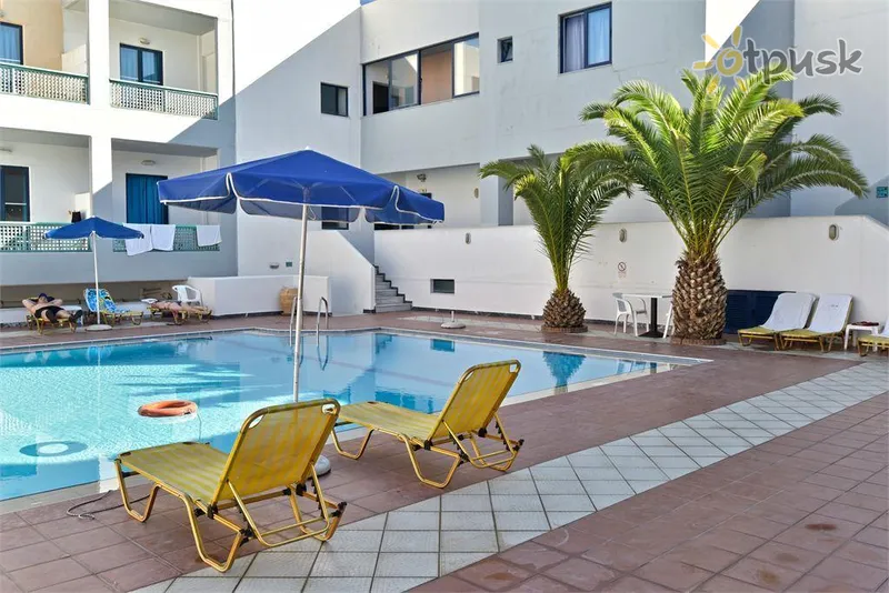 Фото отеля Flisvos Beach Hotel 2* о. Крит – Ретимно Греція екстер'єр та басейни