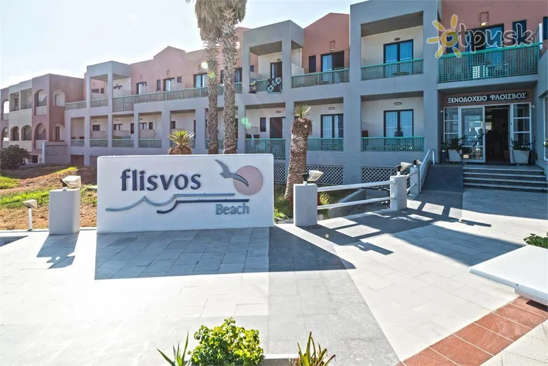 Фото отеля Flisvos Beach Hotel 2* о. Крит – Ретимно Греция экстерьер и бассейны