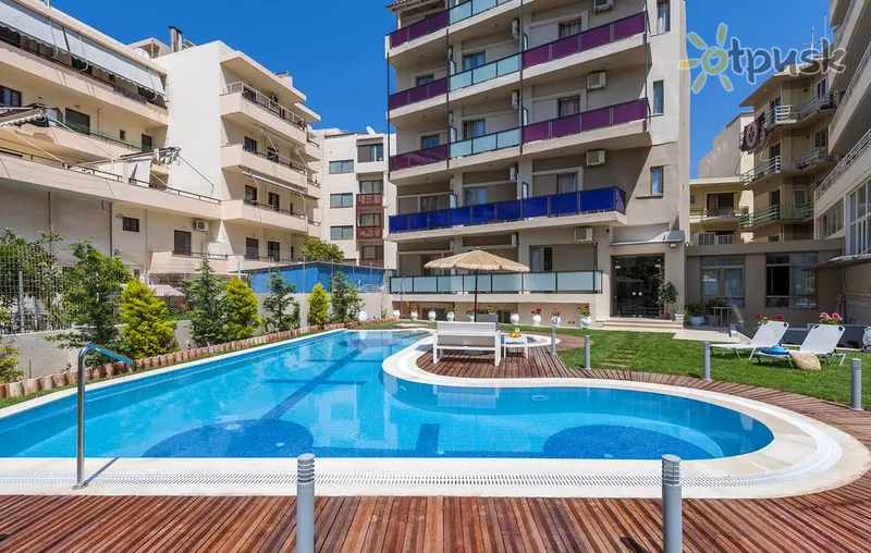 Фото отеля Leonidas Hotel & Apartments 3* Kreta – Retimnas Graikija išorė ir baseinai
