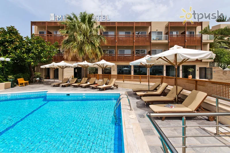 Фото отеля Minos Hotel 4* о. Крит – Ретимно Греція екстер'єр та басейни