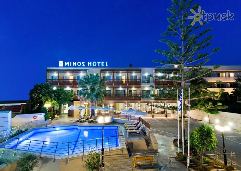 Фото отеля Minos Hotel 4* Kreta – Retimnas Graikija išorė ir baseinai