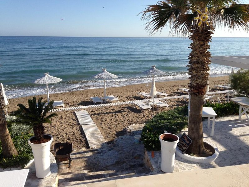 Фото отеля Petradi Beach Lounge Hotel 3* о. Крит – Ретимно Греция пляж