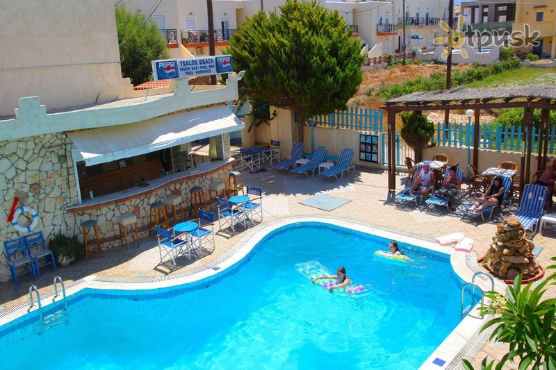 Фото отеля Tsalos Beach 3* о. Крит – Ираклион Греция экстерьер и бассейны
