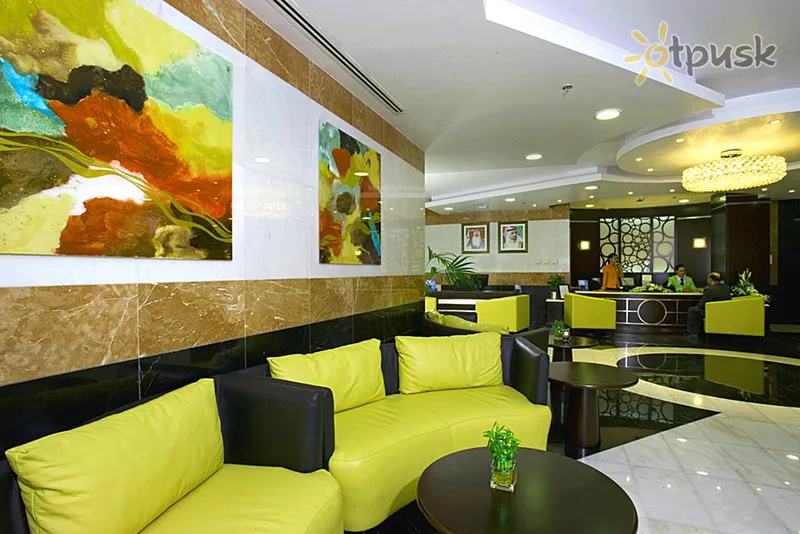 Фото отеля Al Khoory Hotel Apartments Al Barsha 4* Дубай ОАЕ лобі та інтер'єр