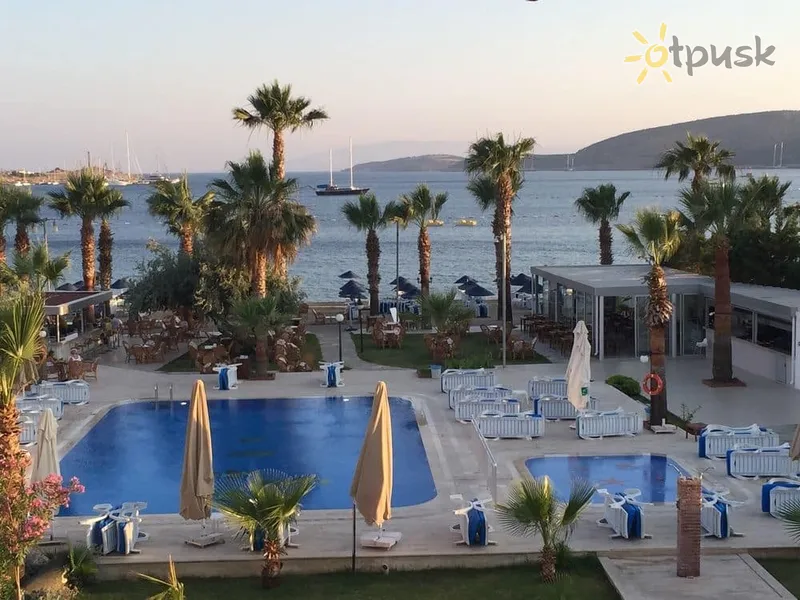 Фото отеля Nagi Beach Hotel 3* Bodrumas Turkija išorė ir baseinai