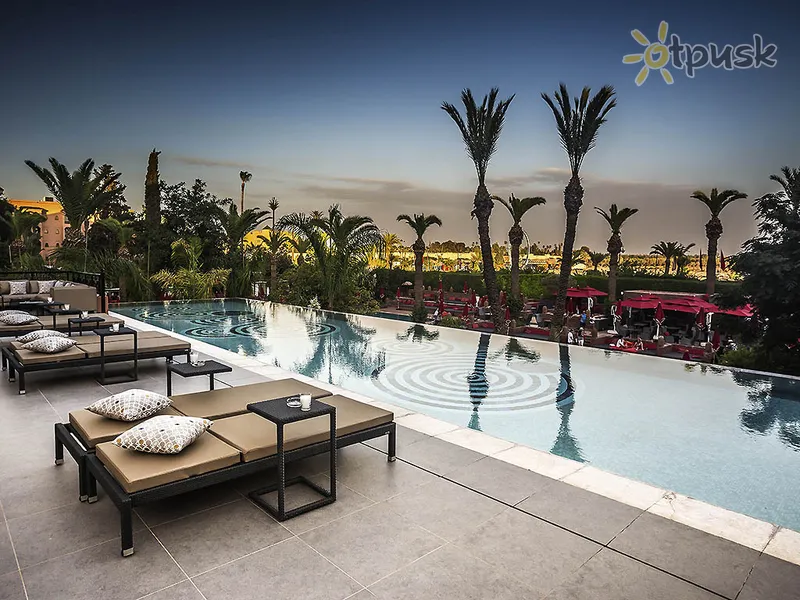 Фото отеля Sofitel Marrakech Lounge & Spa 5* Марракеш Марокко экстерьер и бассейны