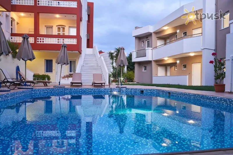 Фото отеля Troulis Apartments Hotel 3* о. Крит – Ретимно Греція екстер'єр та басейни