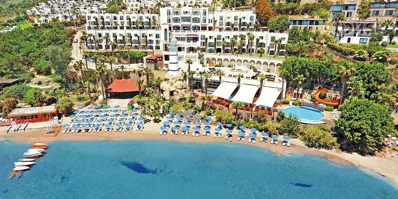 Фото отеля Jura Hotels Bodrum Resort 4* Bodruma Turcija pludmale