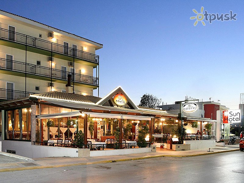 Фото отеля Sun Hotel 2* о. Крит – Ираклион Греция экстерьер и бассейны