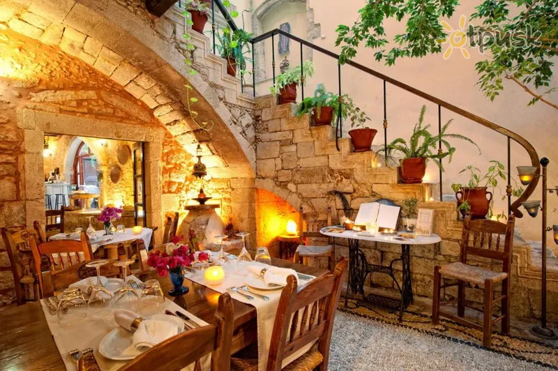 Фото отеля Veneto Boutique Hotel 4* о. Крит – Ретимно Греція бари та ресторани