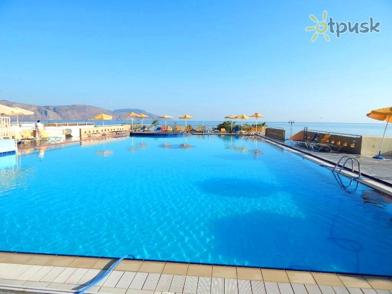 Фото отеля Kavros Beach Hotel 3* о. Крит – Ханья Греция экстерьер и бассейны