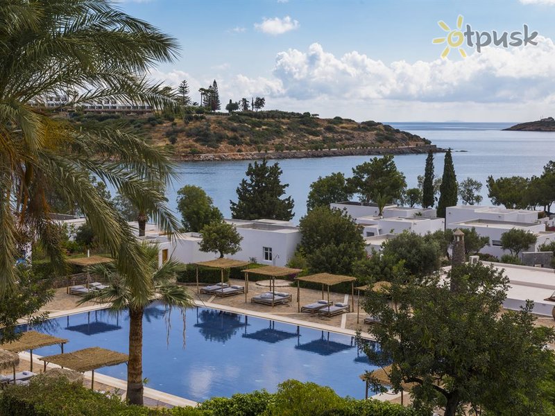 Фото отеля Minos Beach Art Hotel 5* о. Крит – Агиос Николаос Греция экстерьер и бассейны