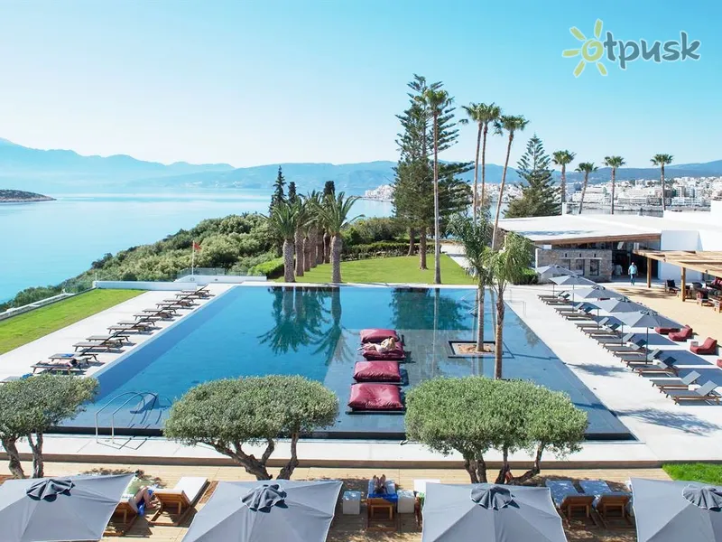 Фото отеля Minos Palace Hotel & Suites 5* par. Krēta – Ajosnikolaosa Grieķija ārpuse un baseini