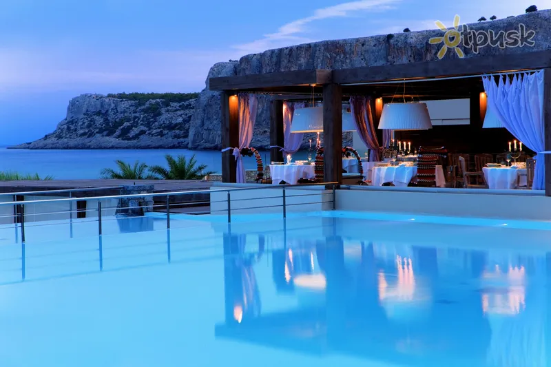 Фото отеля AquaGrand Luxury Hotel Lindos 5* Rodas Graikija išorė ir baseinai
