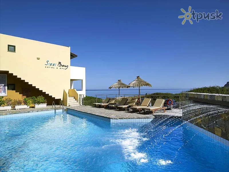 Фото отеля Sissi Bay Hotel & Spa 4* par. Krēta – Ajosnikolaosa Grieķija ārpuse un baseini